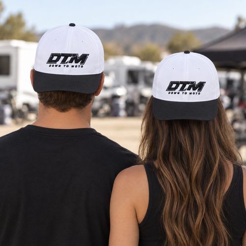 DTM™ Embroidered Snapback Hat.