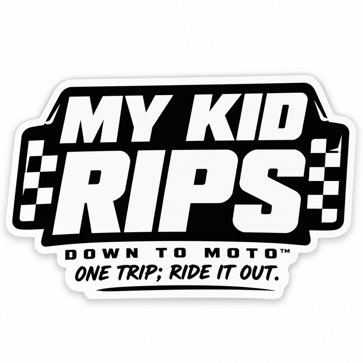 DTM™ “My Kid Rips” Sticker