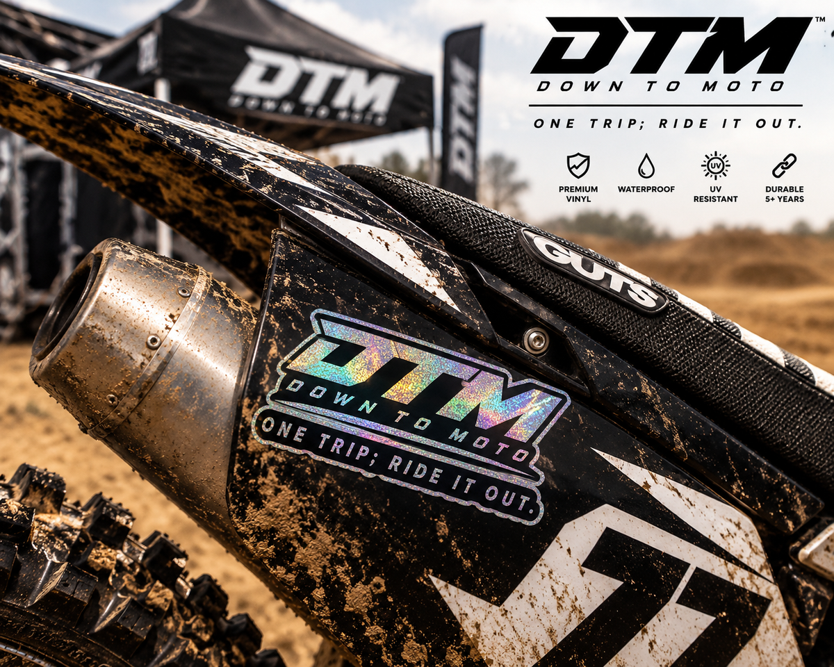 DTM™ Holographic Sparkle Die-Cut Sticker