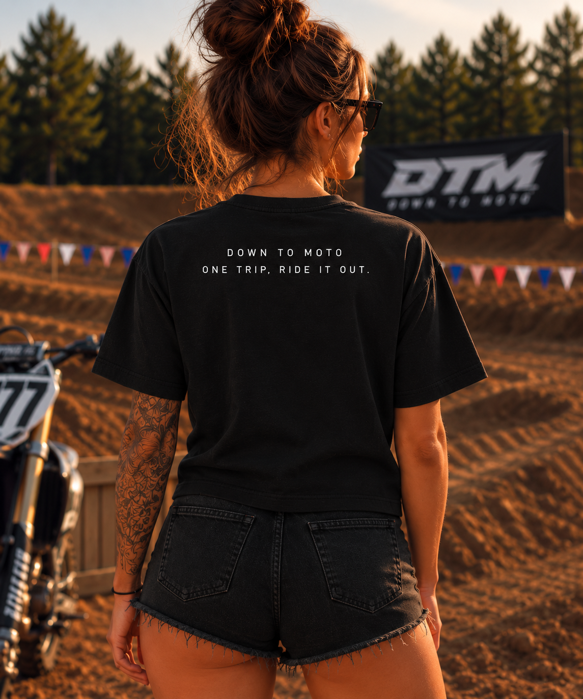 DTM™ Women’s “My Boyfriend Is DTM” Boxy Tee