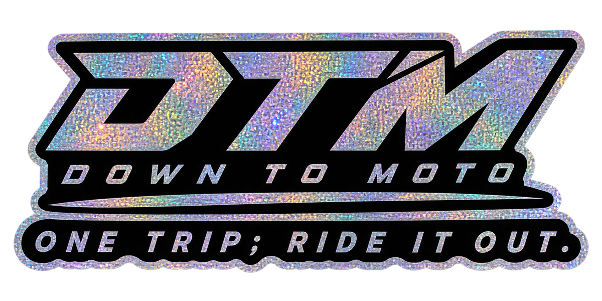 DTM™ Holographic Sparkle Die-Cut Sticker